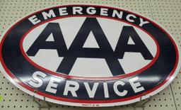 AAA Sign Porcerlain two sided