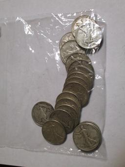 Walking Liberty Half Dollars (20 Coins)