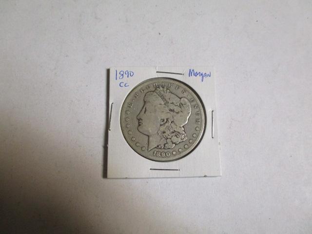 Morgan Silver Dollar 1890 CC