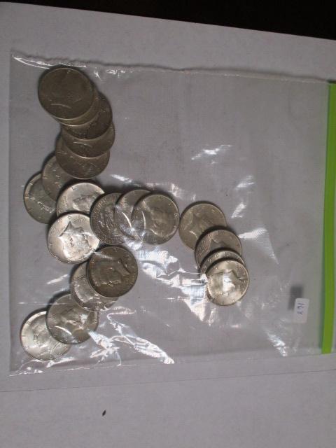 Kennedy Halves 1964 Silver (20 Coins)