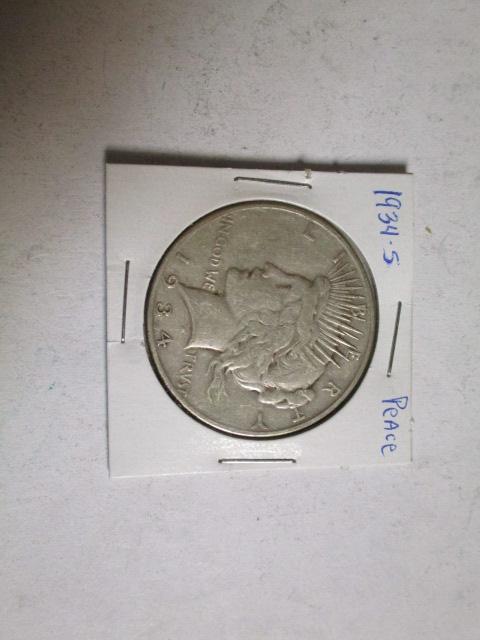 Peace Dollar 1934 S
