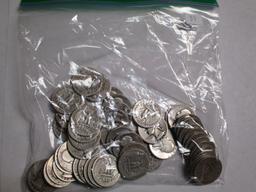 Silver Washington 25 cent most 30's & 40's (50 coins)