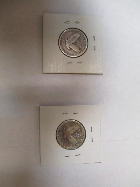 Standing Liberty 25 cent 1927 & 28 Nice Coins