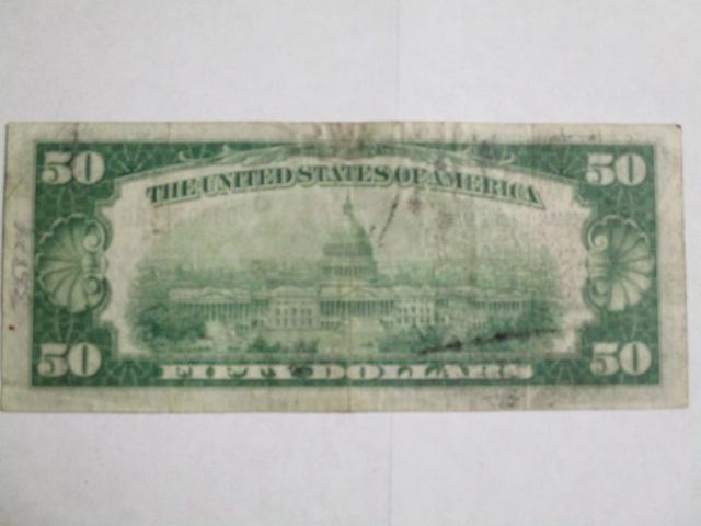 National Currency $50.00 note Federal Reserve of Chicago