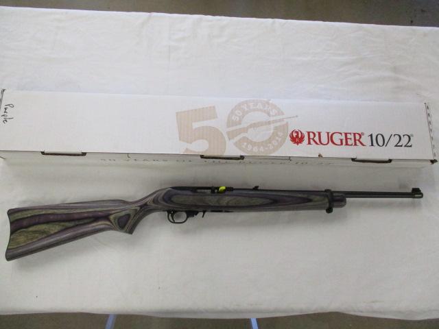 Ruger 10/22 50th Anniversary Purple Laminate .22 LR ser. 829-81720