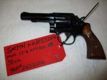 Smith & Wesson model 10-6 Hvy BBL .38 special ser. D633296