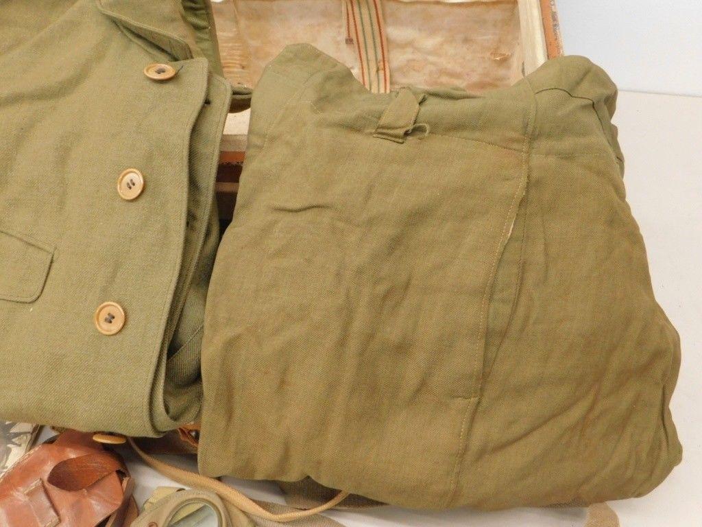 WWII GI Bring Back Japanese Officers Trunk Loaded footlocker rare