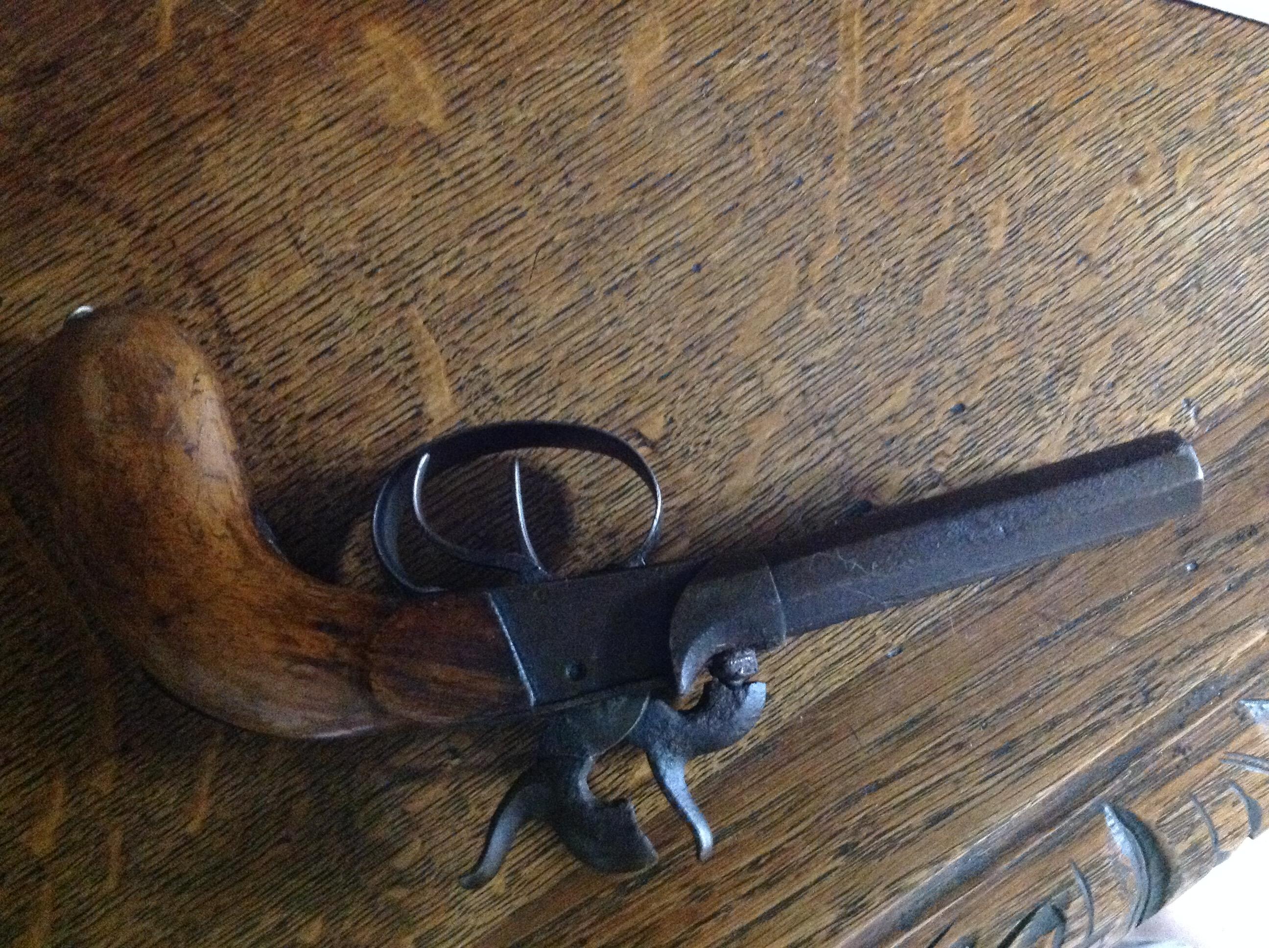 double barrel black powder unknown maker