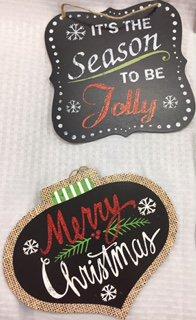 Christmas Décor Signs