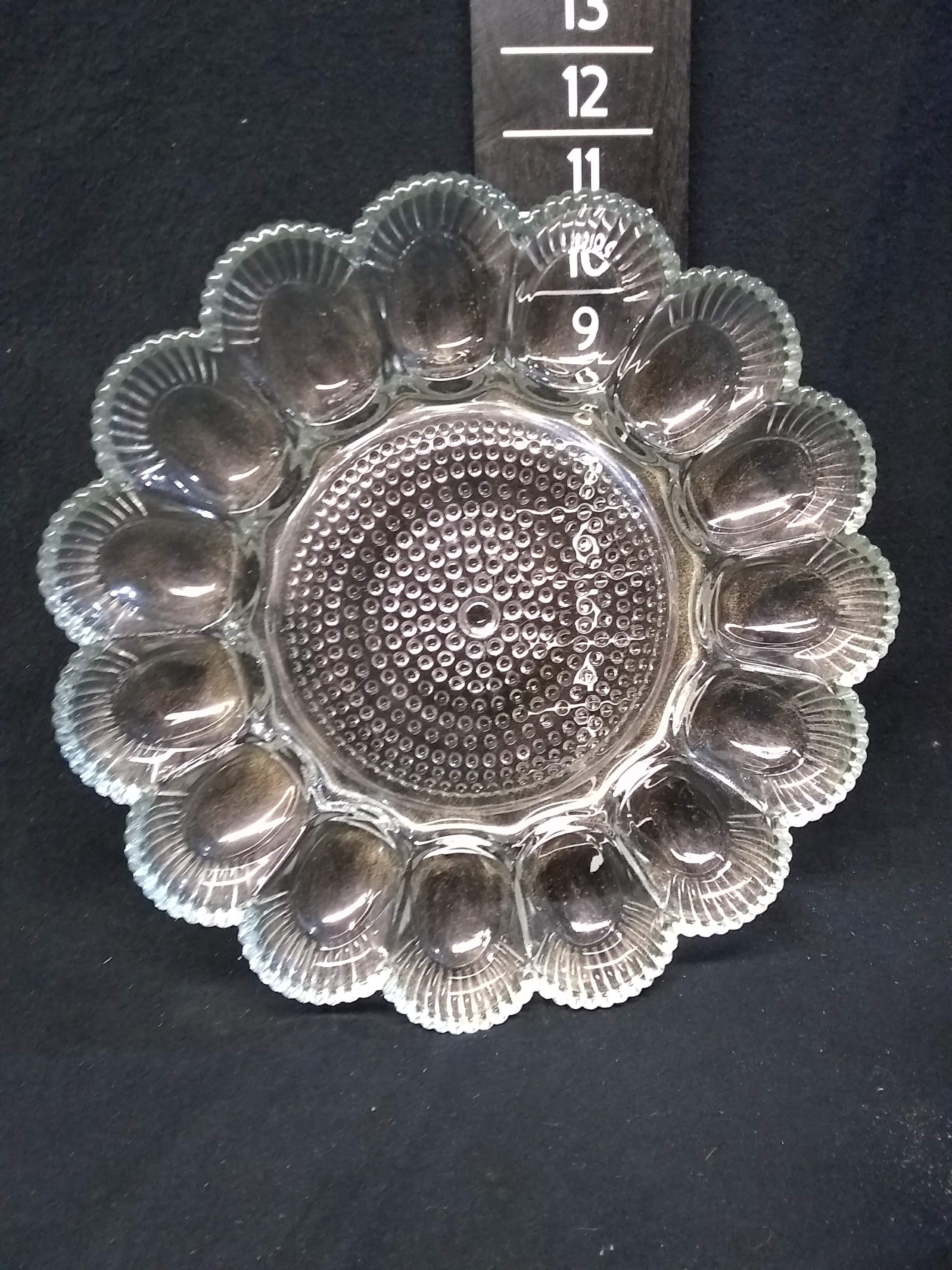 Vintage 15 Hole Deviled Egg Dish