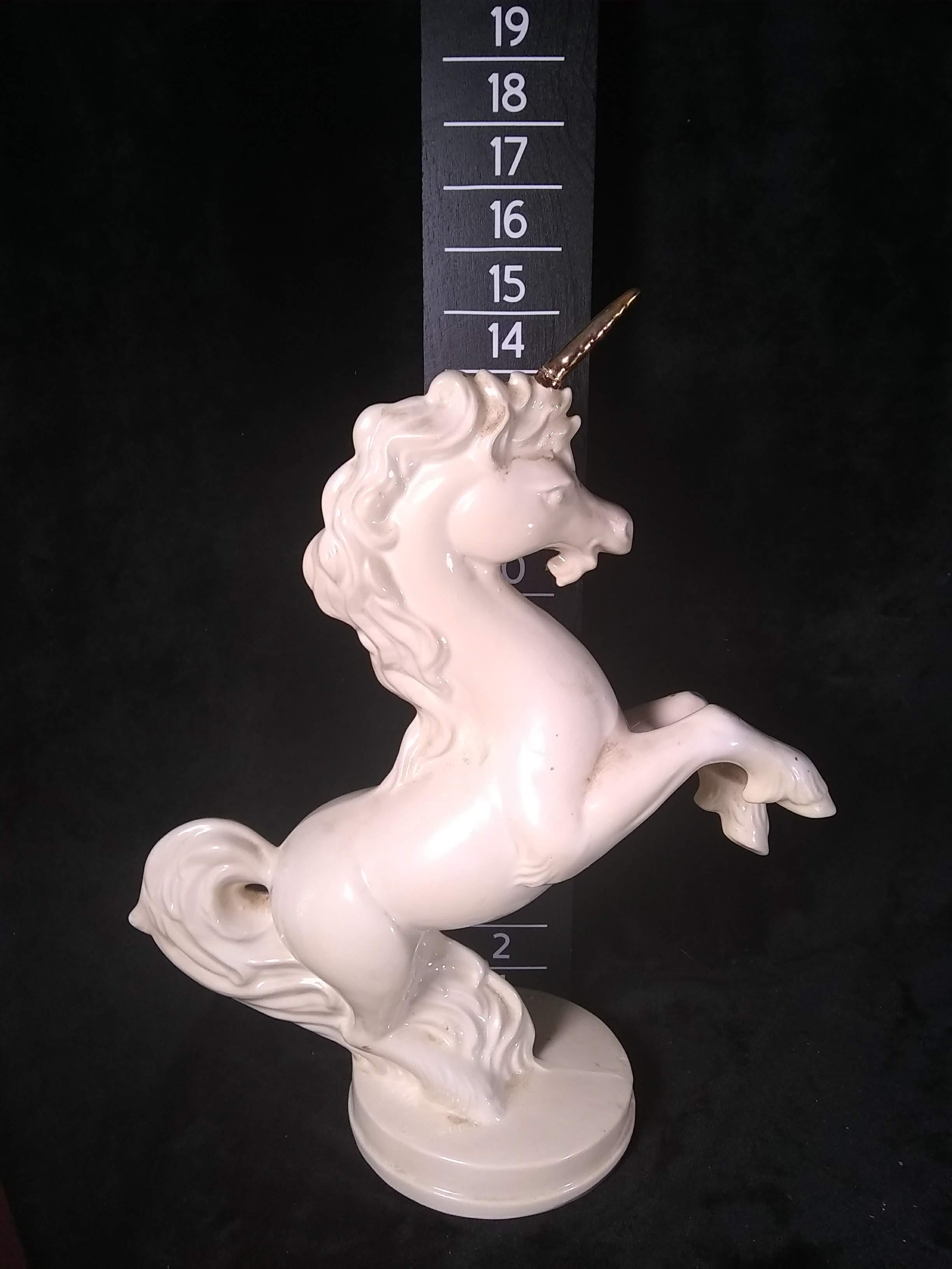 Ceramic Unicorn Figure
