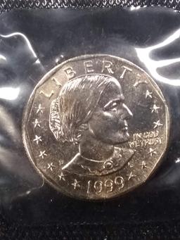 1999 Susan B Anthony Uncirculated Coin Set