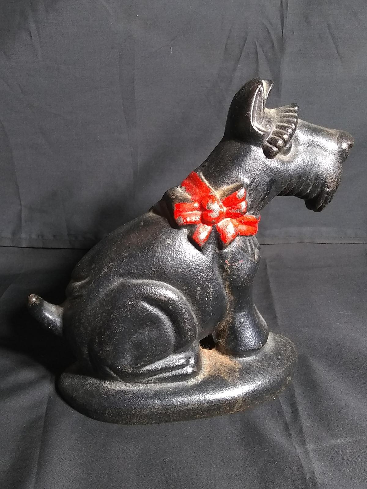 Cast Iron Scottie Dog Door Stop