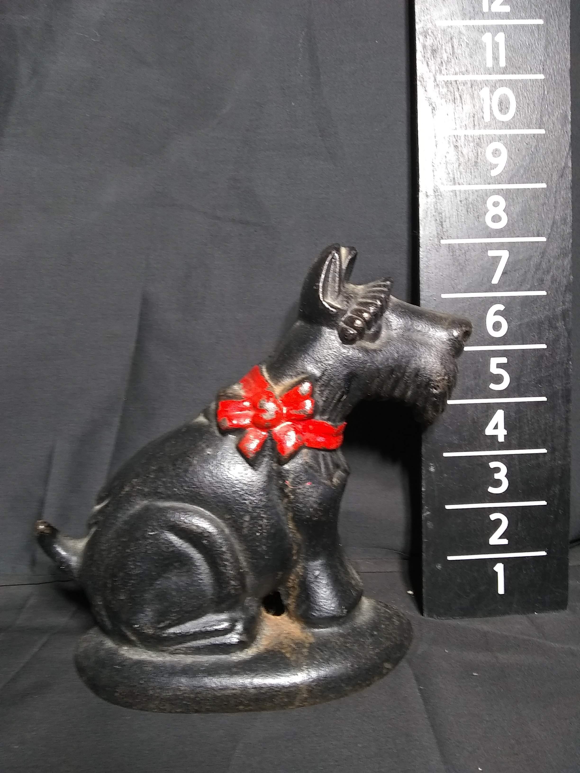 Cast Iron Scottie Dog Door Stop