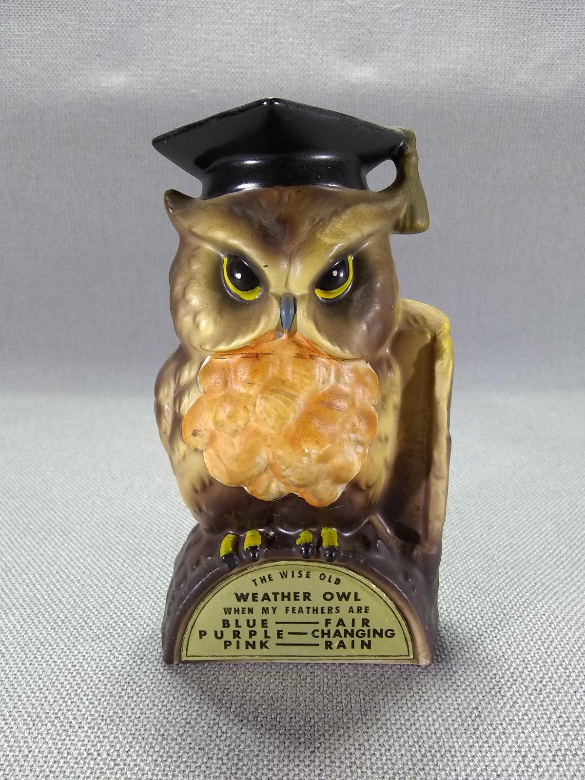 Vintage Owl Ceramic Graduate Owl