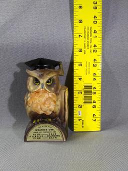 Vintage Owl Ceramic Graduate Owl