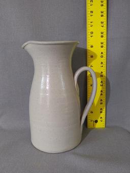 Blue Decorative Rowe Pottery Pitcher