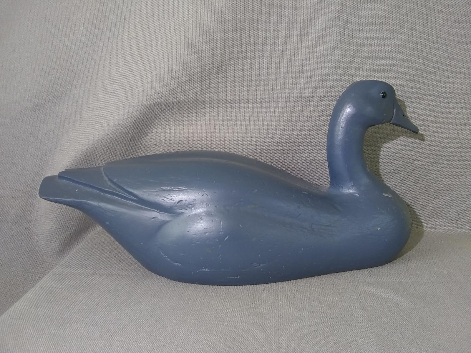 Blue Decorative Goose Decoy