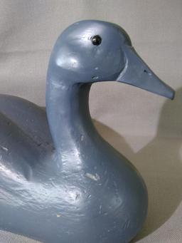 Blue Decorative Goose Decoy