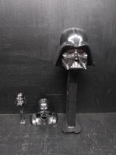 Star Wars Collectibles-Oversize Darth Vader Pez and Others