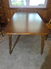 Laminate Dining Room Table w/ Two Leaves