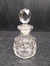 Lead Crystal Diamond Point Perfume Bottle