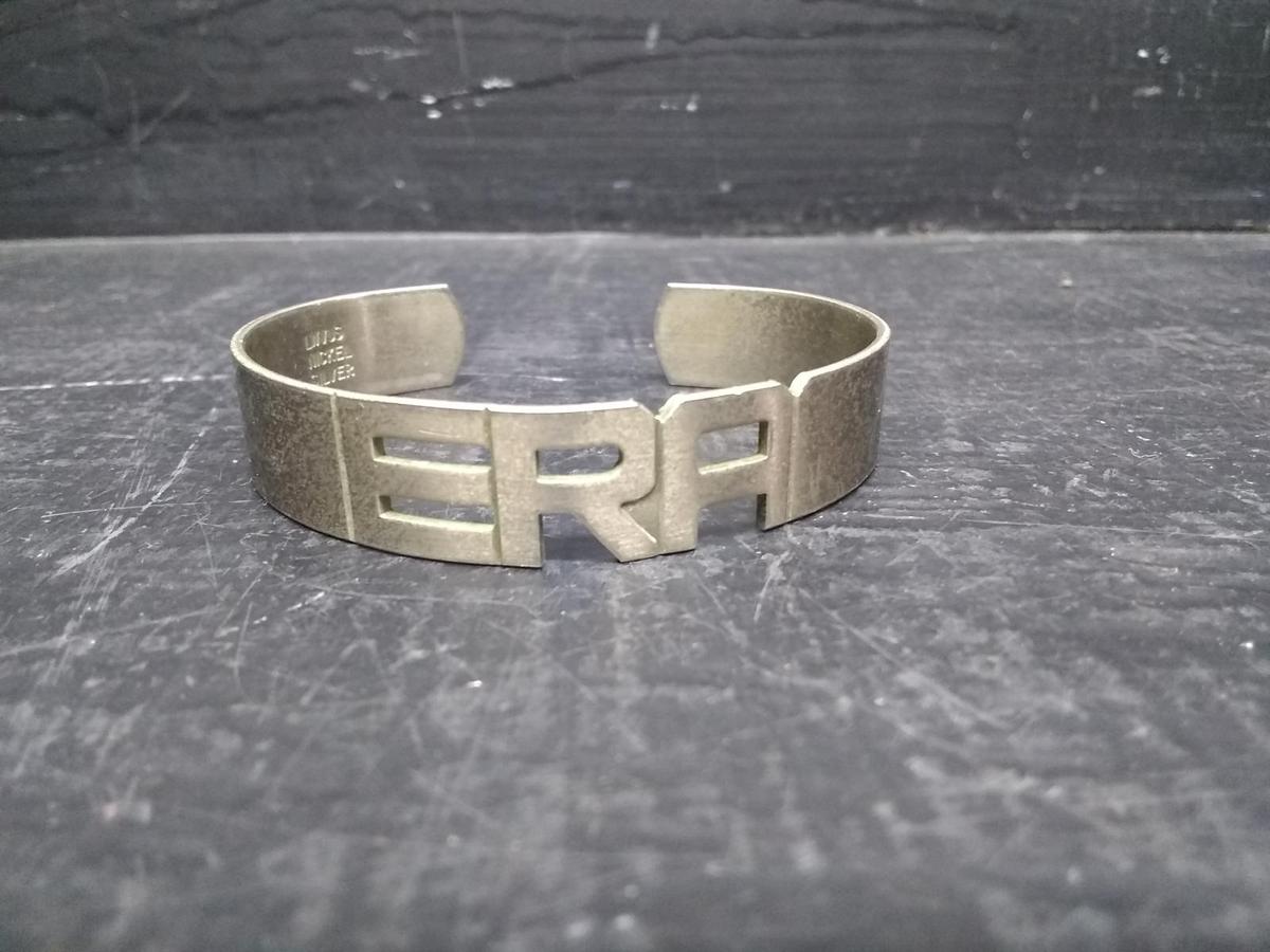 Nickel Silver Cuff Bracelet "ERA"