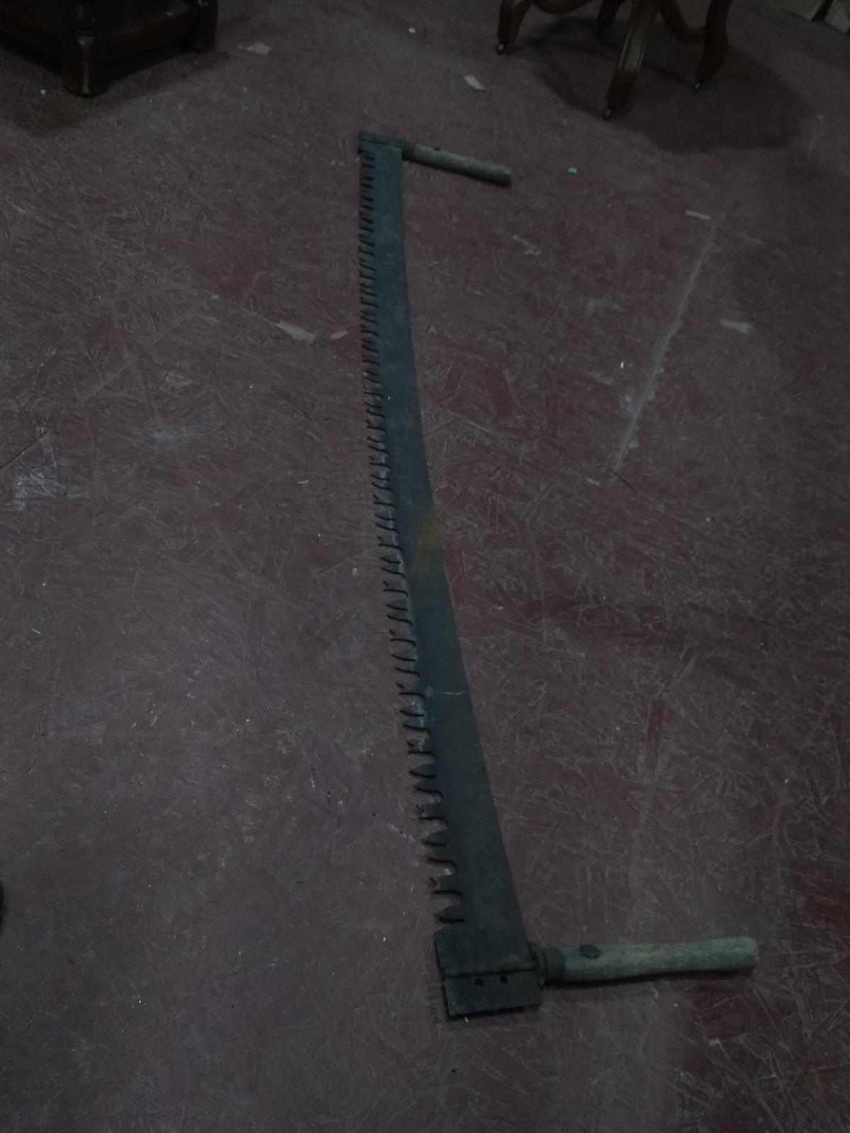 Primitive One Man Cross Saw