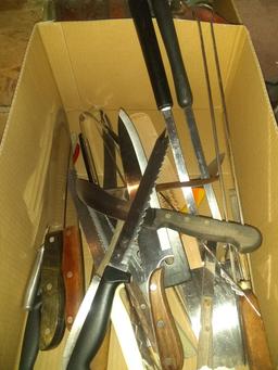 BL-Assorted Kitchen Knives & Grilling Items