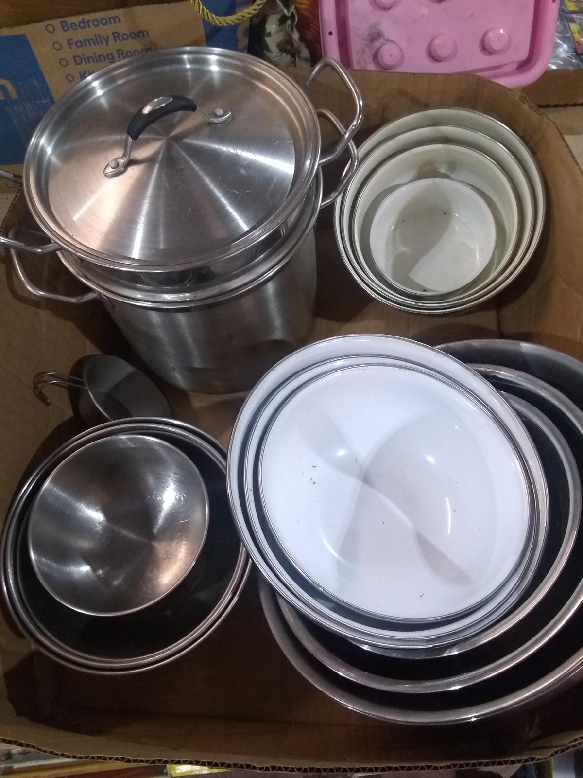 BL- Double Boiler, Metal Graduated Mixing Bowl Sets