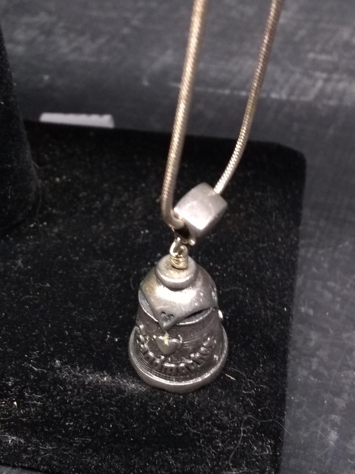 Artisan Jewelry -Bell Pendant with Necklace