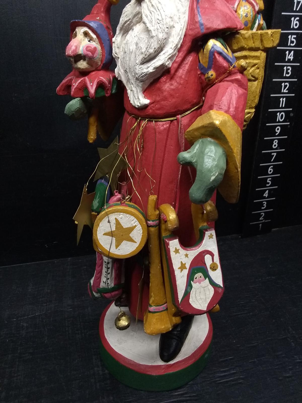 Contemporary Santa Figure with Jester