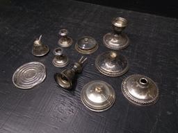 Assorted Sterling Silver Candlestick Scrap