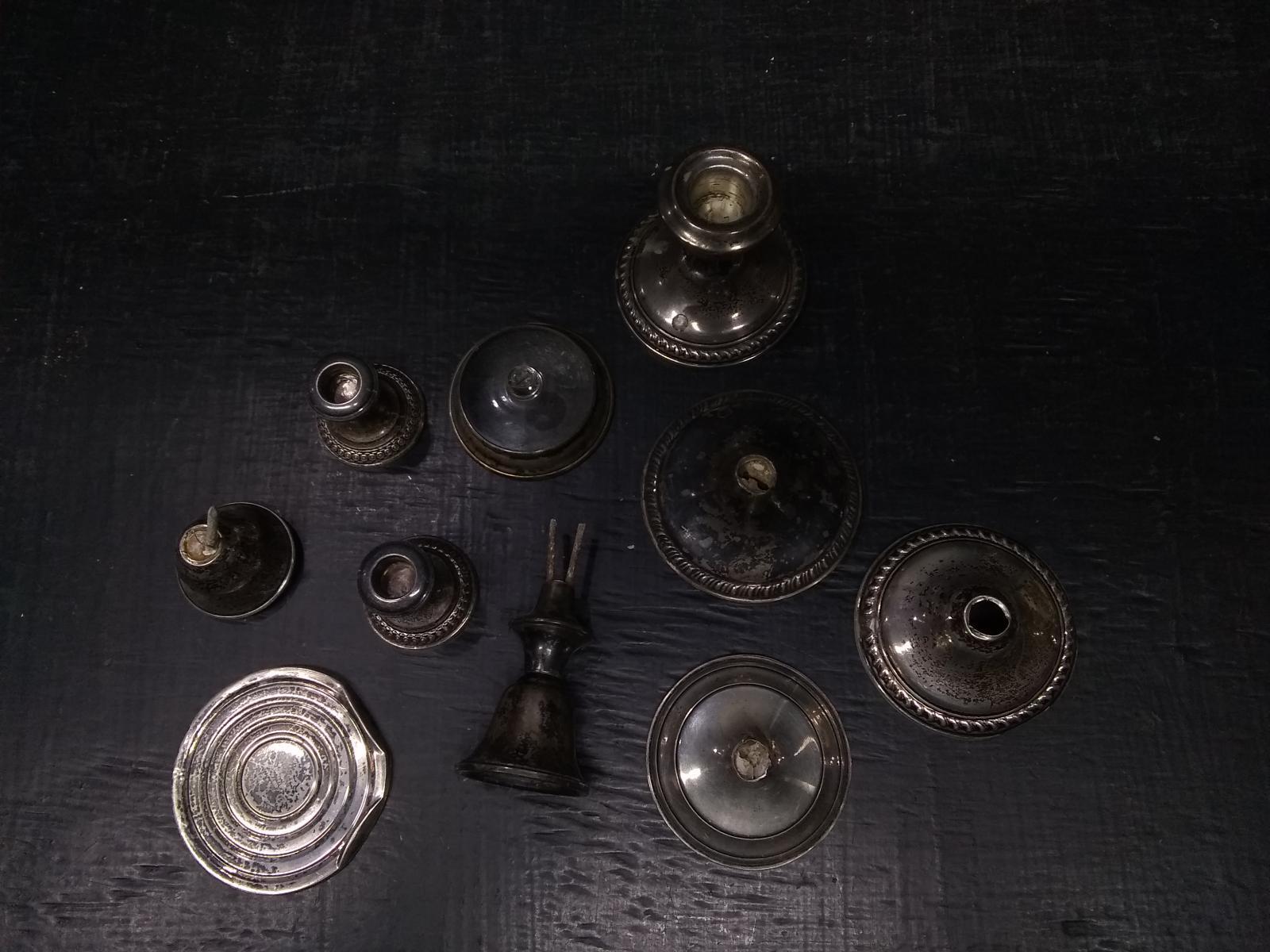 Assorted Sterling Silver Candlestick Scrap
