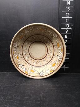 Hand painted Italian Mixing Bowl with Southwestern Motif