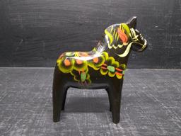 Artisan Hand painted wooden Horse