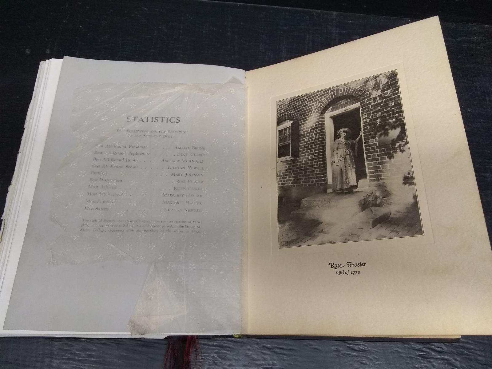 Vintage 1929 Salem College Yearbook