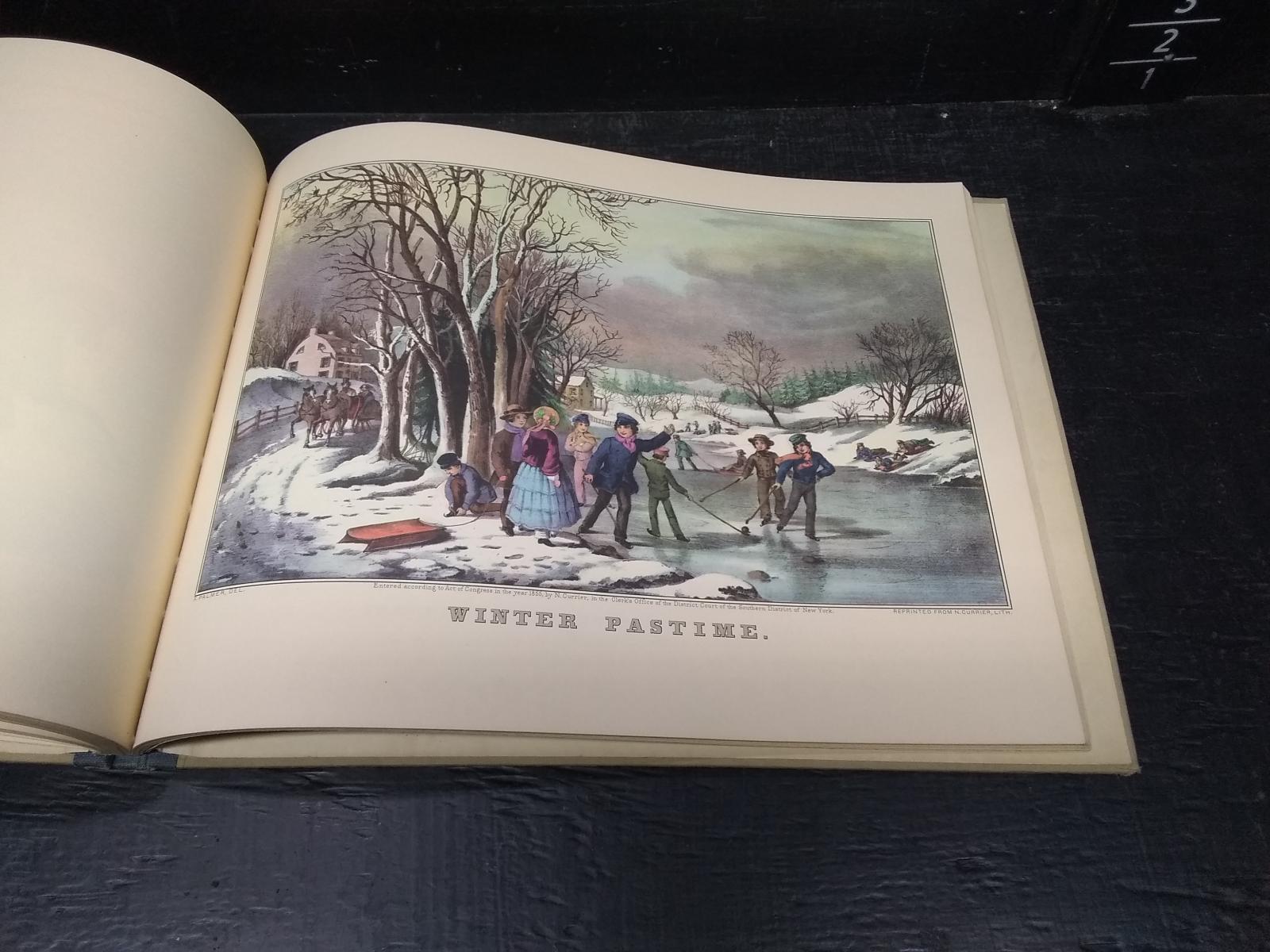 Coffee Table Book-Currier and Ives' America-1952