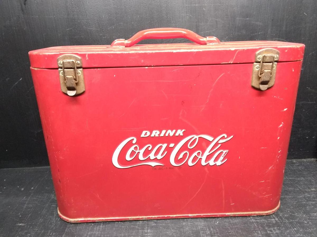 Antique 1950s Coca Cola Airline Cooler