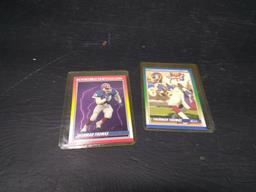 Uncertified Trading Card-(2) Thurman Thomas Football #110 & 322