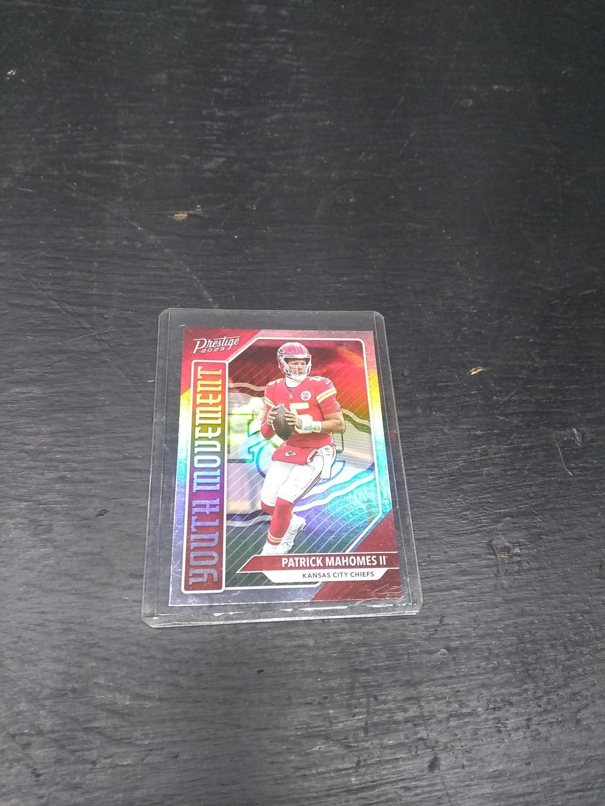 Uncertified Trading Card-Holographic Patrick Mahomes Football YM-1