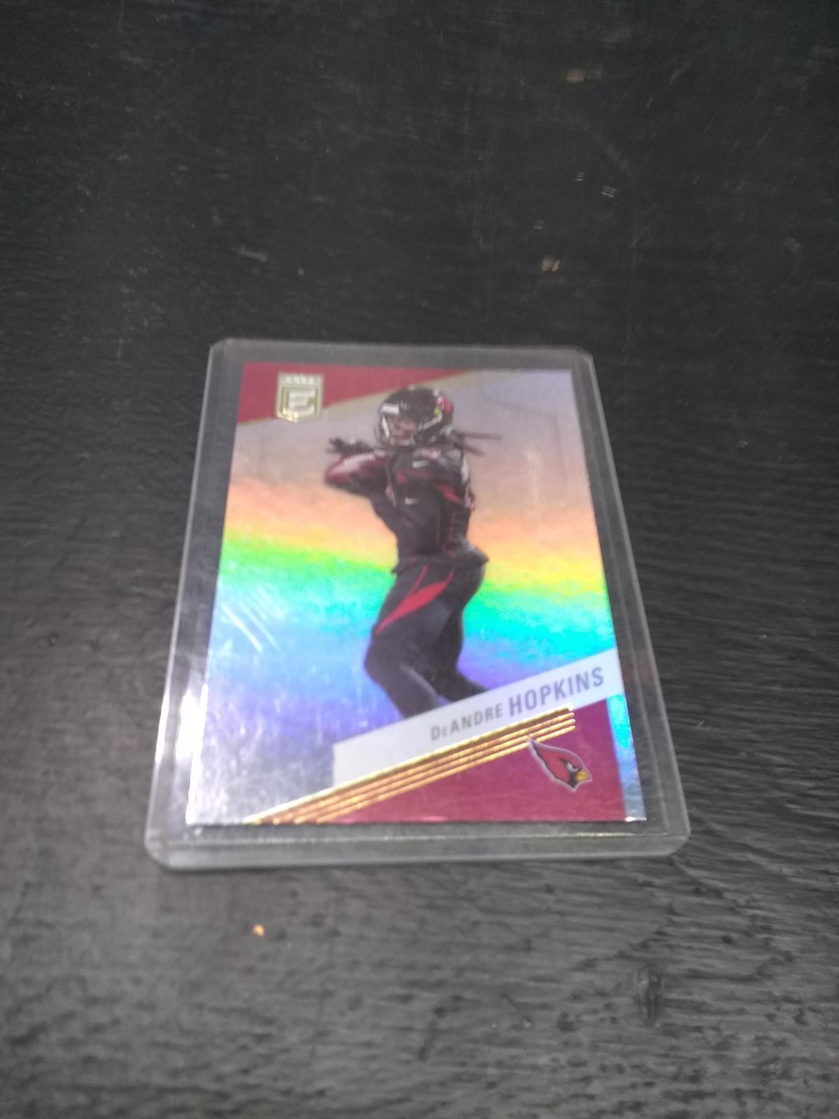 Uncertified Trading Card-Holographic DeAndre Hopkins Football #25