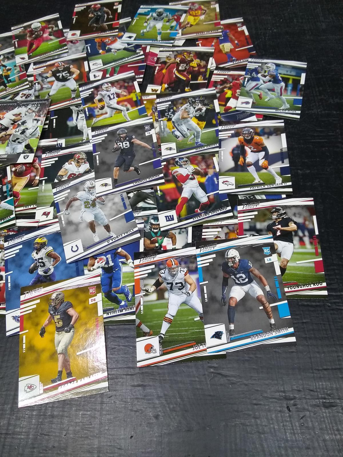 Uncertified Football Trading Card Set