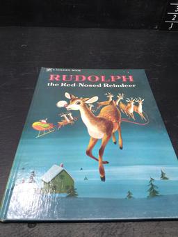 Vintage Childrens Book-Rudolph the Red Nosed Reindeer-1980