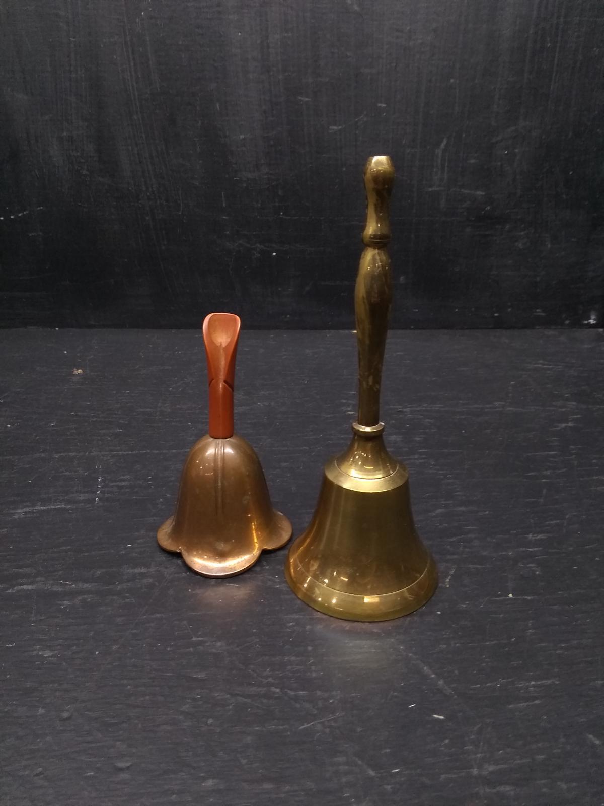 Pair Brass School Bells