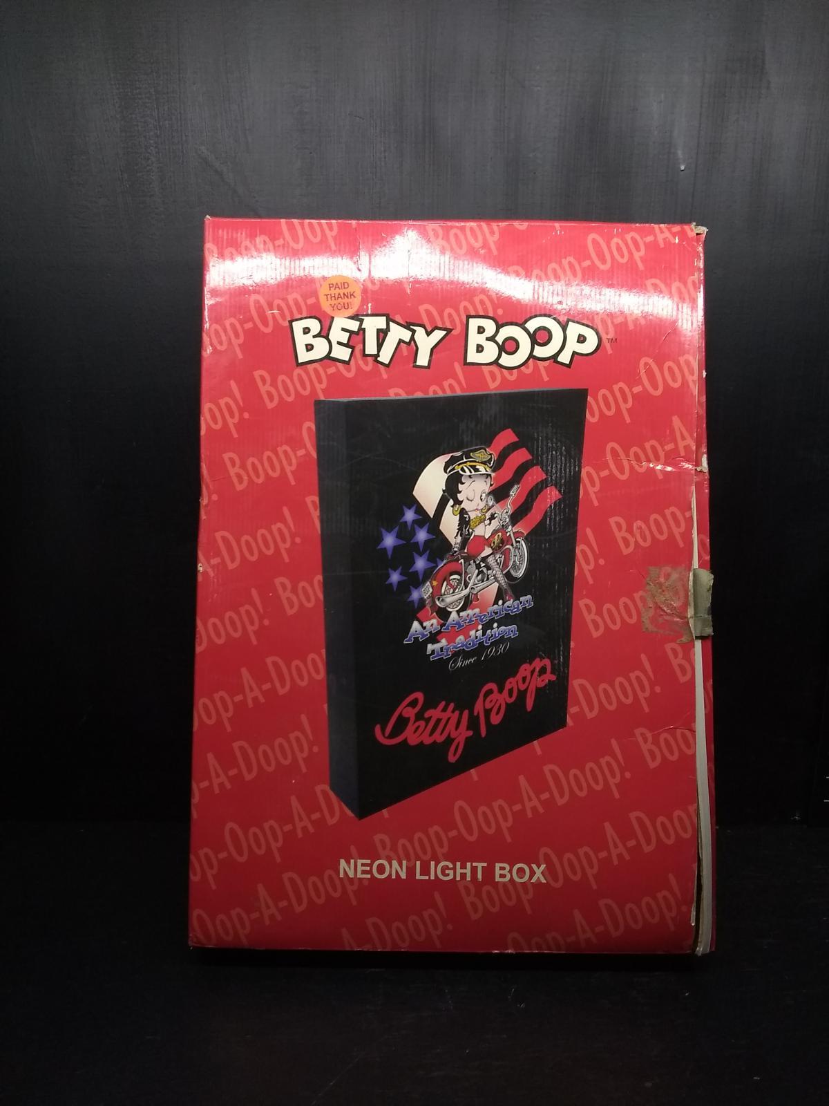 Betty Boop Neon Light Box-NIB