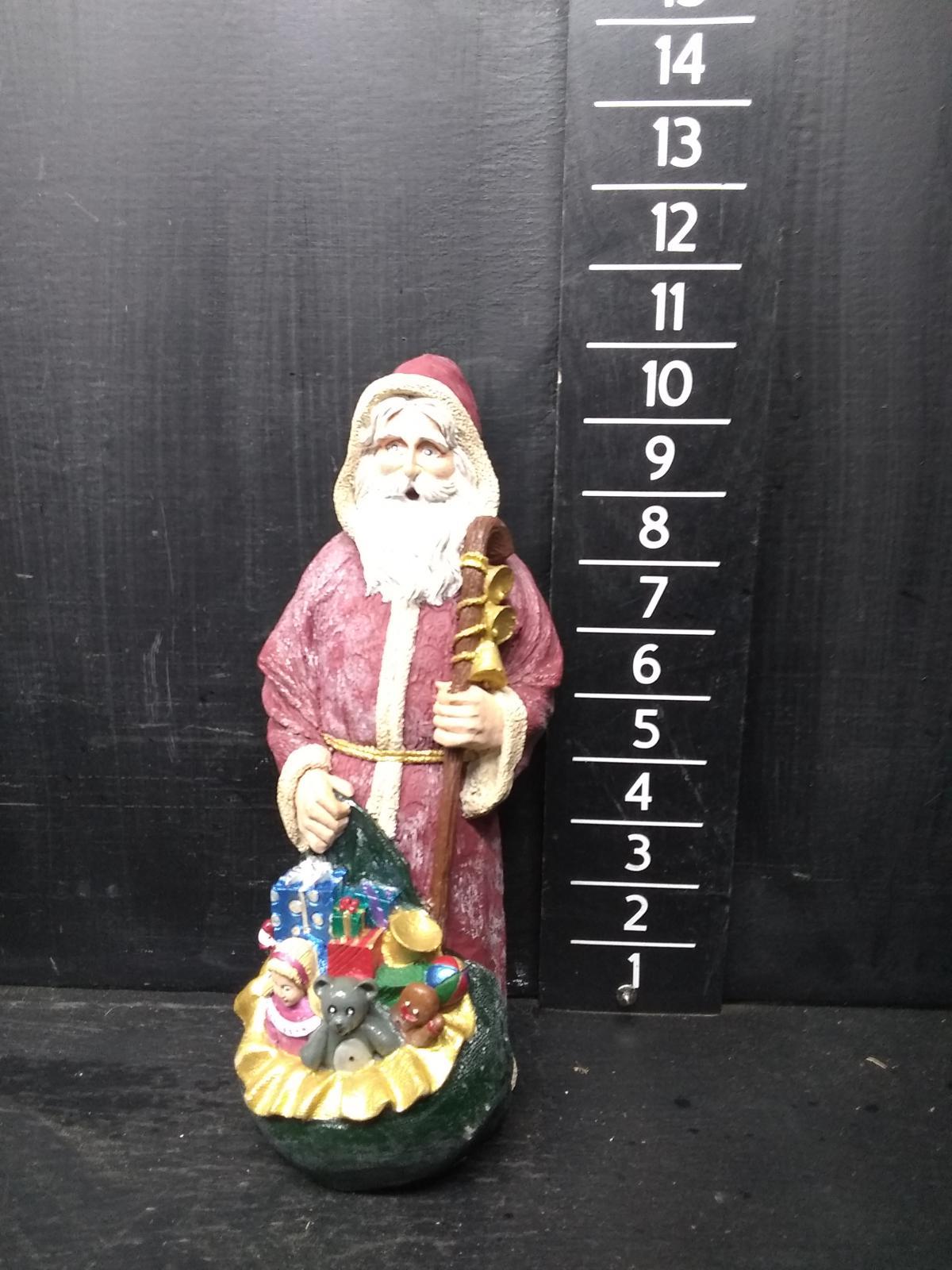 1991 Hand painted Resin Santa