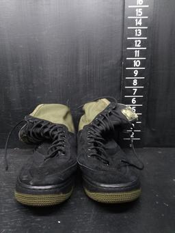 Pair Nike Air High Top Camo Shoes-Size 11