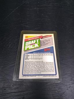 Uncertified Trading Card-1992 Draft Pick Derek Jeter #98 by Topps