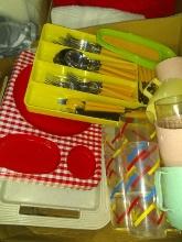 BL-Assorted Picnic Items-Plates, Cups, Flatware